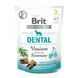 Ласощі Brit Care Functional Snack Dental для собак для захисту зубів та ясен з олениною та розмарином 150 г 8595602539949 111418/9949 фото 1