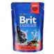 Корм вологий Brit Premium Cat Beef Stew and Peas pouch для котів з тушеною яловичиною та горошком 100 г 100270 /505982 фото 1