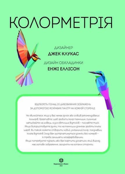 Розмальовка Колорметрія. 10-15 років Z101108У 9786178023027 9786178023027 фото