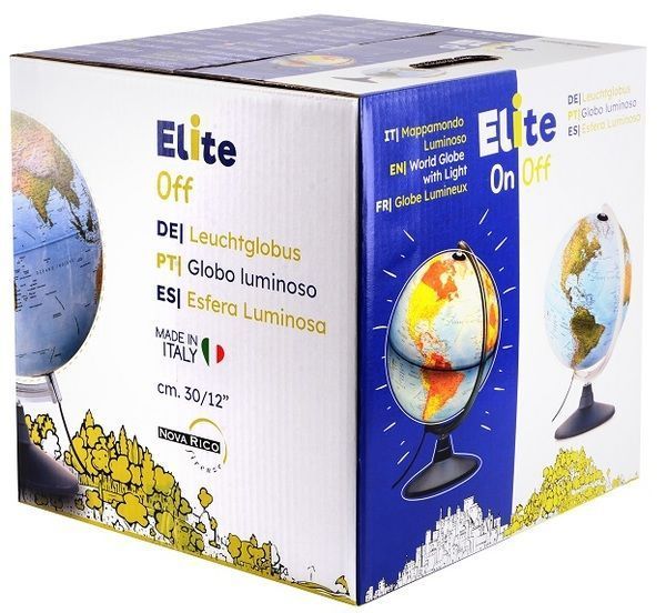 Глобус Tecnodidattica ELITE 30 см з підсвіткою (українська мова) 0330ELFGUCLBT044 8007239990791 8007239990791 фото