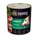 Корм вологий Savory Dog Gourmand 4 meats паштет для дорослих собак усіх порід з чотирма видами м&rsquo;яса 800 г 4820232630877 фото 1