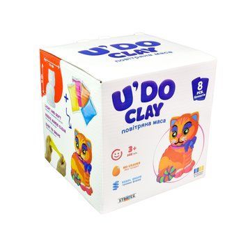 Набір для творчості Strateg "Котик U'DO Clay" (30747) 30747 фото