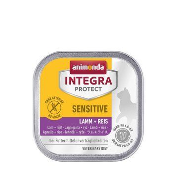 Корм ветеринарний вологий Integra Protect Sensitiv Lamb + Rice для котів з харчовою непереносимістю ягня і рис алю трай 100г 86851IPR фото