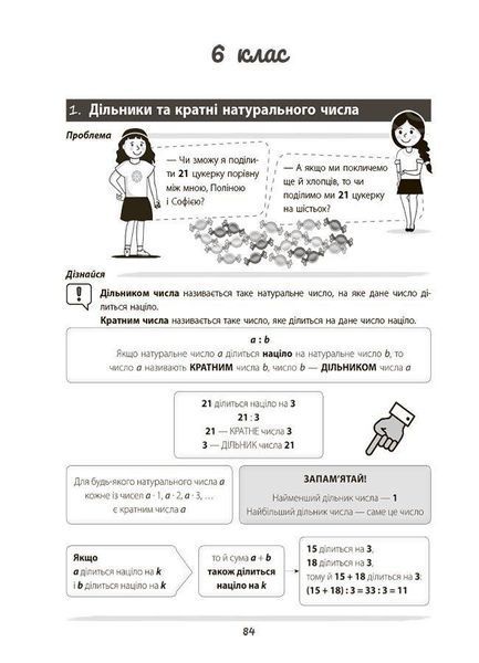 Бібліотечка школяра. Математика - це круто! Візуалізований посібник ОСНОВА 5-6 клас 9786170042422 фото