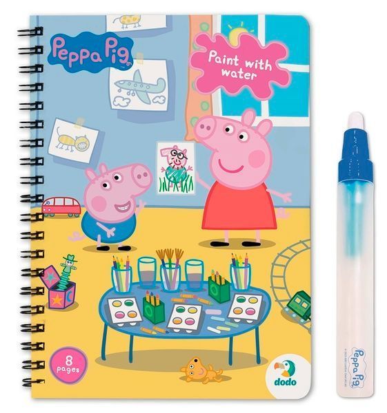 Розмальовка Dodo Малюй водою Peppa Pig (200443) 4820198241001 4820198241001 фото