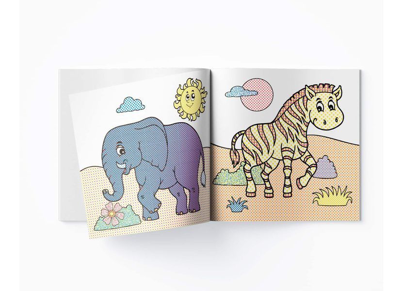 Водяні розмальовки. Африканські тварини (Crystal Book) F00023107 фото