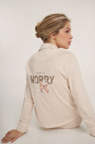 Піжама жіноча DON`T WORRY бежевий 5580/19/01 ELLEN 5580/19/01XXLBesh фото