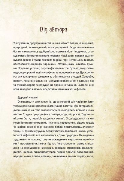 Чарівні істоти українського міфу Духи природи 9786176908982 фото