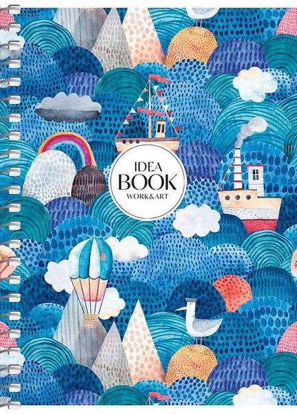 Набір 8 шт, блокнотів для записів Idea book. Блокнот Школярик у клітинку А6 80 арк. 6111 A6-SC-080-6111K 4823088236200 4823088236200 фото