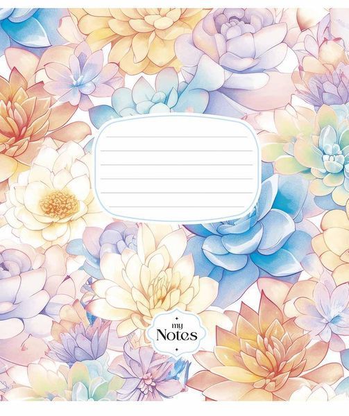 Зошити учнівські, 5 шт, по 24арк., у клітинку, виб.УФ-лак, My notes Genius 3498 4823088226300 4823088226300_024-3498K фото