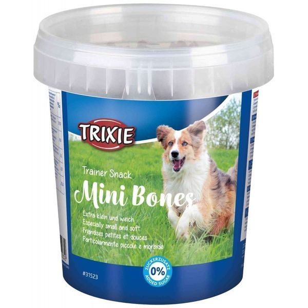 Ласощі Trixie Trainer Snack Mini Bones для собак з яловичиною ягням та птицею 500 г 4011905315232 4011905315232 фото