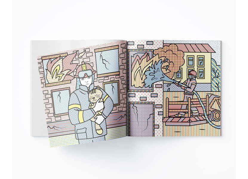 Патріотичні водяні розмальовки із секретом. Рятувальники (Crystal Book) F00030273 фото