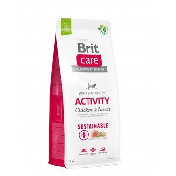 Корм сухий Brit Care Dog Sustainable Activity для дорослих собак з підвищеною активністю з куркою та комахами 12 кг 8595602559220 8595602559220 фото