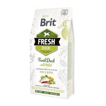 Корм сухий Brit Fresh Duck/Millet Active Run and Work для дорослих активних собак з качкою та пшоном 2,5 кг 8595602530823 170998/0823 фото