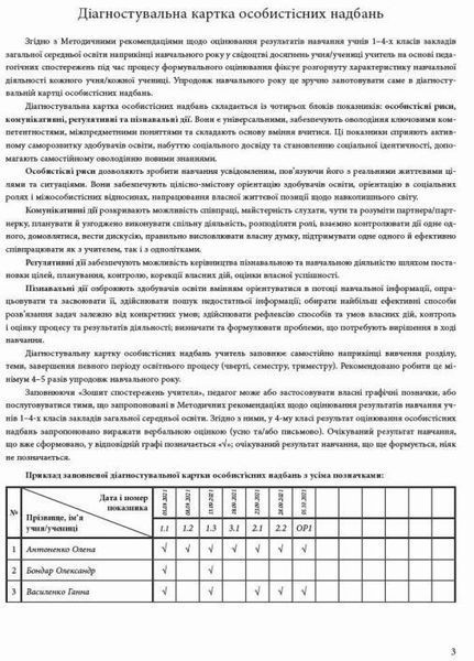 НУШ Зошит спостережень учителя 4 класу РЛ376087У 9789667507282 463414 фото