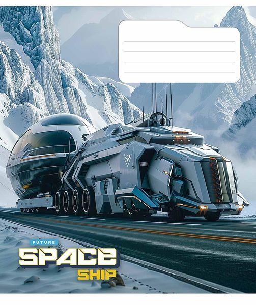 Набір 5 шт, зошит загальний, Space ship. Зошит Star у лінію 48 арк. 3435 4820006472177 4820006472177_048-3435L фото