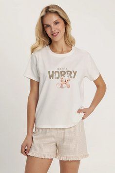 Піжама жіноча DON`T WORRY молочний 2970/40/01 ELLEN 2970/40/01XXLMoloch фото