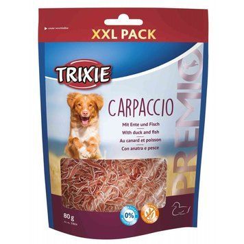 Ласощі Trixie Premio Carpaccio XXL для собак з качкою та рибою 80 г 4053032390331 4053032390331 фото