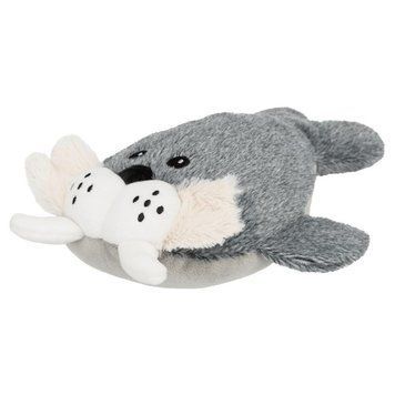 Іграшка Trixie Be Nordic для собак Морж зі звуком і шелестом фольги плюш 28 см 4011905360447 4011905360447 фото