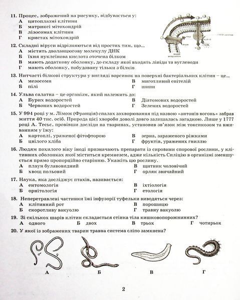 ЗНО 2022: Типові тестові завдання Біологія 9789669451781 фото