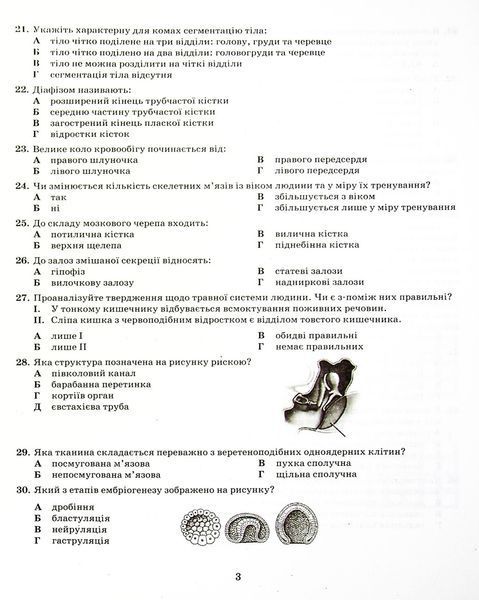 ЗНО 2022: Типові тестові завдання Біологія 9789669451781 фото