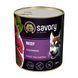 Корм вологий Savory Dog Gourmand Beef паштет для дорослих собак усіх порід з яловичиною 800 г 4820232630914 фото 1