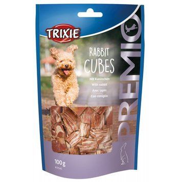 Ласощі Trixie Premio Rabbit Cubes для собак шматочки із кроликом 100 г 4053032389496 4053032389496 фото