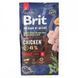 Корм сухий Brit Premium Dog Adult L для дорослих собак великих порід вагою 25-45 кг з куркою 8 кг 8595602526451 170826/6451 фото 4