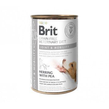 Вологий корм Brit Grain Free Veterinary Diets Joint and Mobility для дорослих собак для підтримки здоров я суглобів з оселедцем 8595602535996 100271/5996 фото