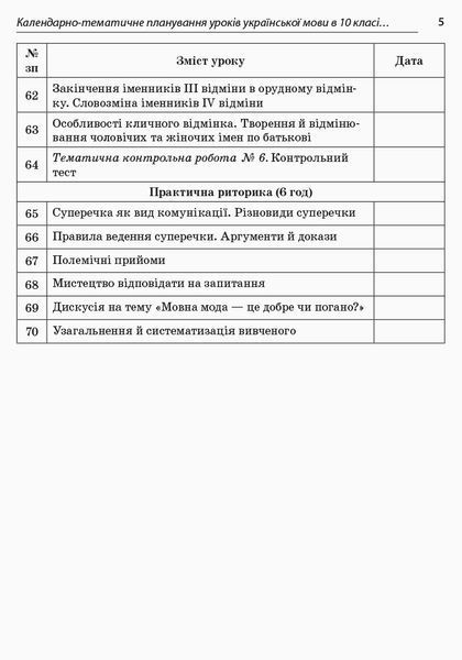 Книга Розробки уроків. Усі уроки української мови 10 клас 2 семестр УМУ036 Основа Автор - Є. П. Голобородько; К. Ю. Голобородько; 9786170034458 фото