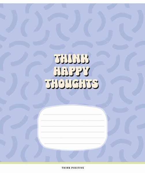 Набір 5 шт, зошит учнівський, Think positive (ВД-лак). Зошит Star у лінію 24арк. 3350 4820006472115 4820006472115 фото