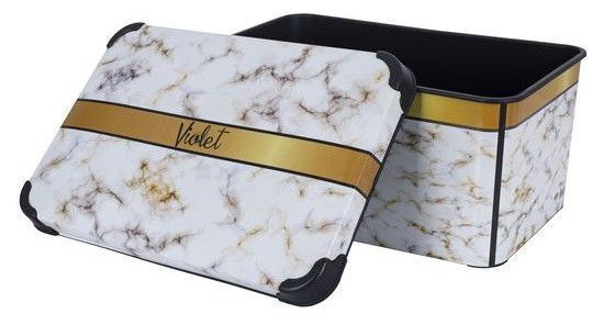 Контейнер Violet House 0648 Decor Marble White 20 л (6832640) 8690068326406 8690068326406 фото