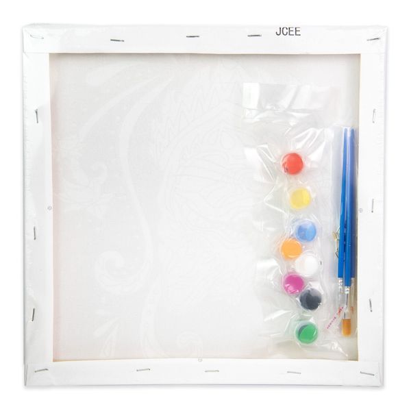 Набір для розпису-антистрес Strateg Тукан серед тропіків розміром 30х30 см (JCEE37115) JCEE37115 фото