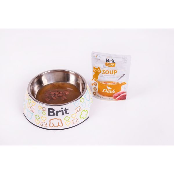 НАБІР Корм вологий Brit Care Soup Duck для котів суп качка 75 г 15 шт 101056_набір фото