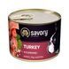 Корм вологий Savory Dog Gourmand Turkey паштет для дорослих собак усіх порід з індичкою 200 г 4820232630495 4820232630976 фото 1