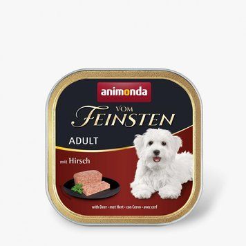 Корм вологий Vom Feinsten Adult with Deer для дорослих собак з олениною 150 г 4017721826112 AM-82660 фото