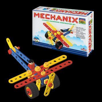 Конструктор поліпропіленовий розвиваючий MECHANIX Літак №2 (81 елм./7 моделей) Zephyr 8904136020050 2005 8904136020050 фото
