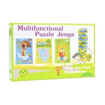 Дерев'яна джанга-пазл Multifunctional Puzzle Jenga Strateg (30980) 30980 фото