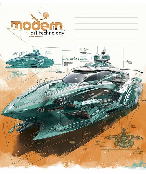 Комплект 5 шт учнівських зошитів Modern Art, Technology. Зошит Школярик 18 арк. у клітинку 3442 4820006470463 4820006470463_018-3442K фото