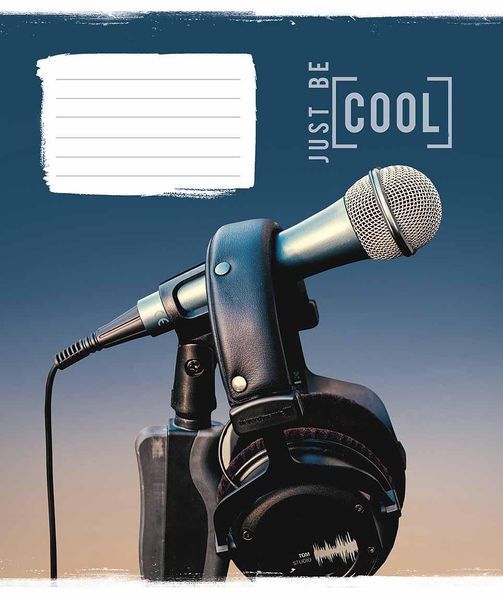 Комплект 5 шт учнівських зошитів Just be cool. Зошит Школярик 24 арк. у лінію 3383 4820006472115 4820006472115_024-3383L фото