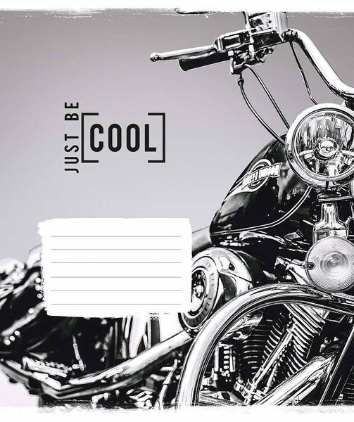 Комплект 5 шт учнівських зошитів Just be cool. Зошит Школярик 24 арк. у лінію 3383 4820006472115 4820006472115_024-3383L фото