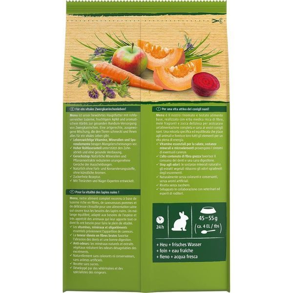 Корм Vitakraft Premium Menu Vital для декоративних гризунів для кроликів 1 кг 4008239703965 4008239703965 фото