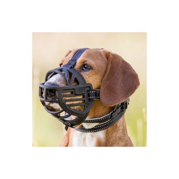 Намордник Trixie Muzzle Flex для собак чорний силікон M-L 27 см 4047974176139 4047974176139 фото