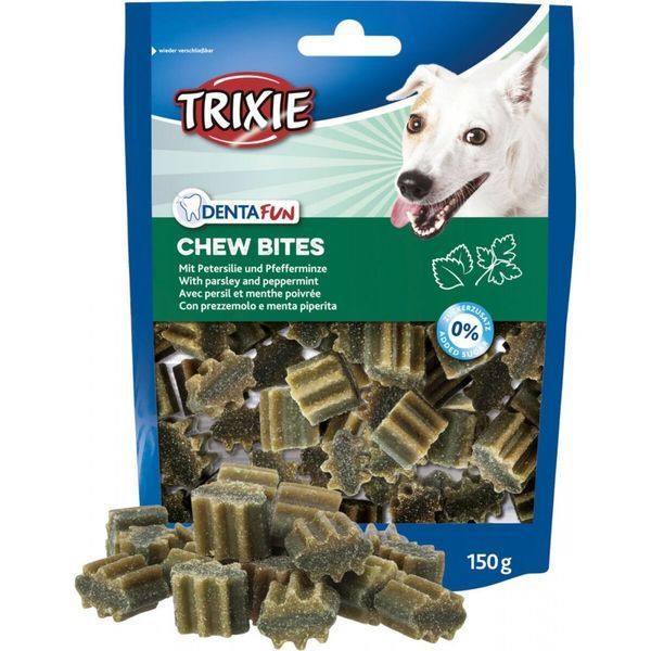 Ласощі Trixie Denta Fun Chew Bites для собак шматочки з петрушкою та м ятою 150 г 4053032002654 4053032002654 фото