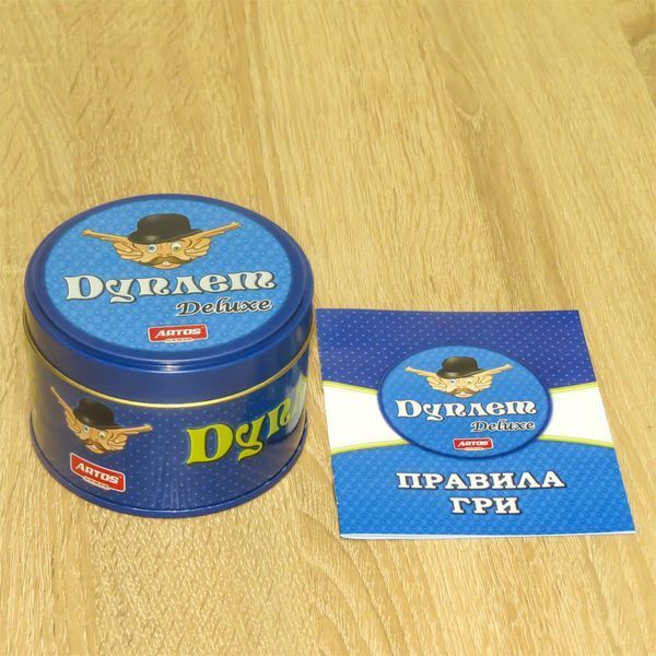 Настільна гра &laquo;Дуплет Black&raquo; (в тубі) 5+ 21038 фото