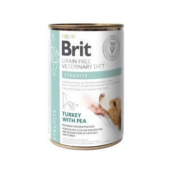 Вологий корм Brit Grain Free Veterinary Diets Struvite для собак при лікуванні та для профілактики сечокам яної хвороби з ін 8595602536078 100279/6078 фото