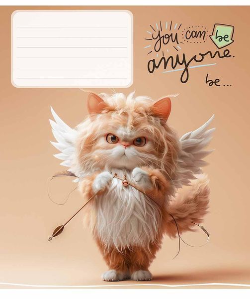 Комплект 5 шт. учнівських зошитів You can be anyone. Зошит Школярик 12 арк. у клітинку 3436 4820006470432 4820006470432_012-3436K фото
