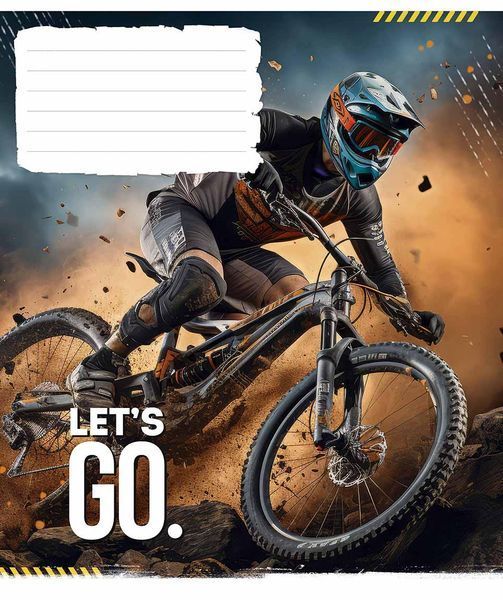 Комплект 5 шт учнівських зошитів Let's go. Зошит Школярик 24 арк. у лінію 3482 4820006472115 4820006472115_024-3482L фото