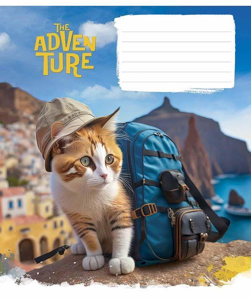 Набір 5 шт, зошит учнівський, The adventure (ВД-лак). Зошит Star у лінію 24арк. 3285 4820006472115 4820006472115_2 фото