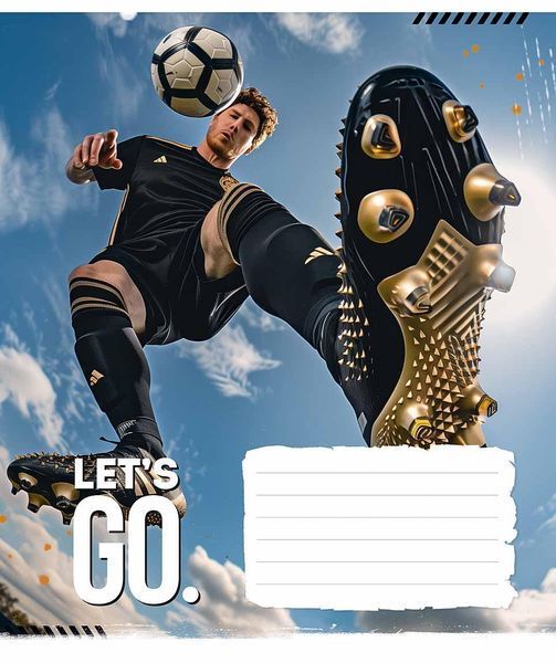 Комплект 5 шт учнівських зошитів Let's go. Зошит Школярик 24 арк. у лінію 3482 4820006472115 4820006472115_024-3482L фото
